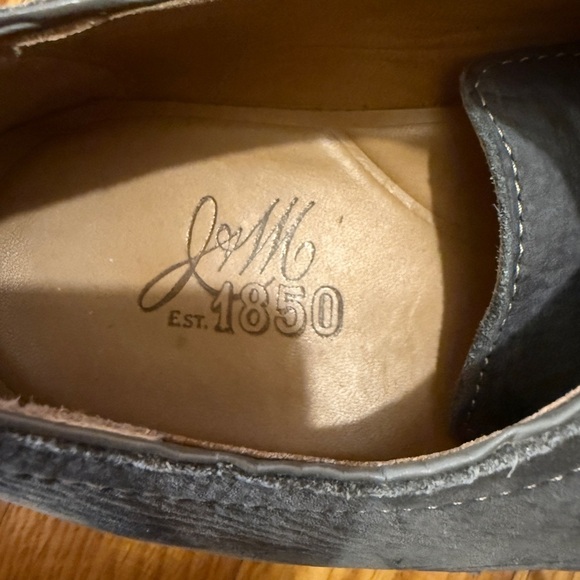 Johnston & Murphy J&M 1850 Lace Up Oxfords Grey Leather 10.5 main image 10